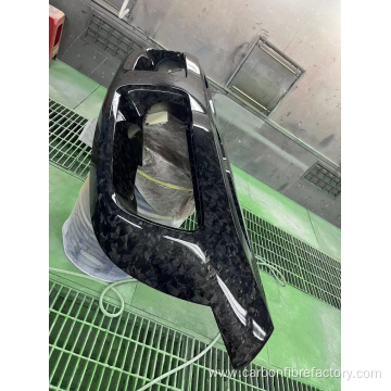 Carbon fiber front bumper for automobiles